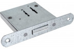 Замок врезной ЗВ8-4С(3кл) сувальдный ключ, прямоуг. ригель, хром