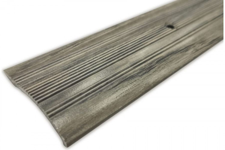 Кант полукруглый 40х900мм Дуб Хельсинки алюминиевый Русский профиль