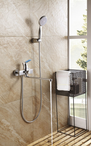 Смеситель универсальный плоский излив, 300мм, Аура LeMark LM0651C