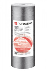 Отражающая изоляция Порилекс Мегафол НПЭ ЛП тип A, 10мм (25x1м), 25м2