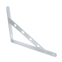 Уголок для полок (консольный кронштейн) усиленный 150х125мм белый