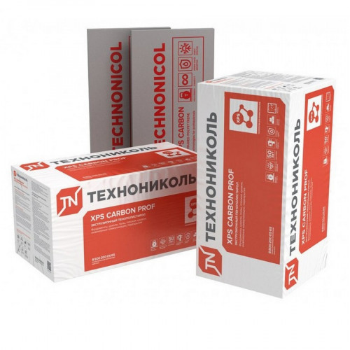 Пенополистирол XPS CARBON PROF (1180*580*60) 5шт. 3,422м2 (0,205м3) Технониколь