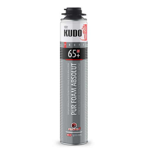 Пена монтажная профессиональная летняя Kudo Proff 65+ 1000мл