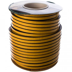 Уплотнитель самоклеящийся черный Ultima D40 14х12мм, 40м