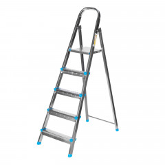 Стремянка 5 ступеней стальная оцинкованная Эконом 1,45м РемоКолор 63-0-155