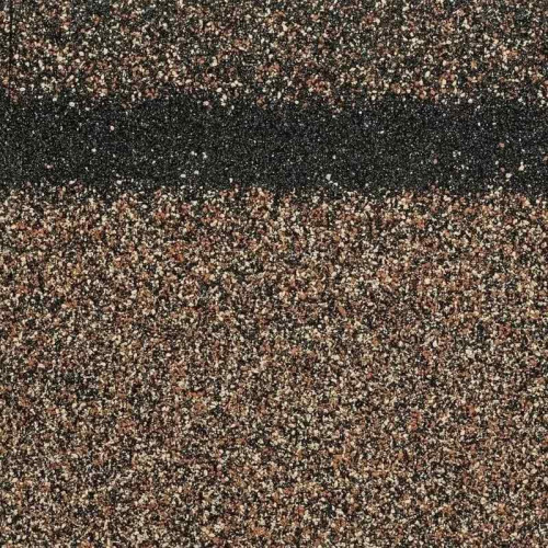 Коньково-карнизная черепица Шинглас (Shinglas) Микс бронзовый, 5м2, Технониколь