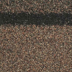 Коньково-карнизная черепица Шинглас (Shinglas) Микс бронзовый, 5м2, Технониколь