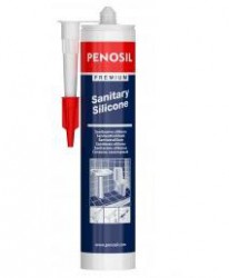 Герметик силиконовый санитарный белый Penosil Premium (280 мл)