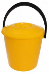 Ведро пластиковое с крышкой, 8л