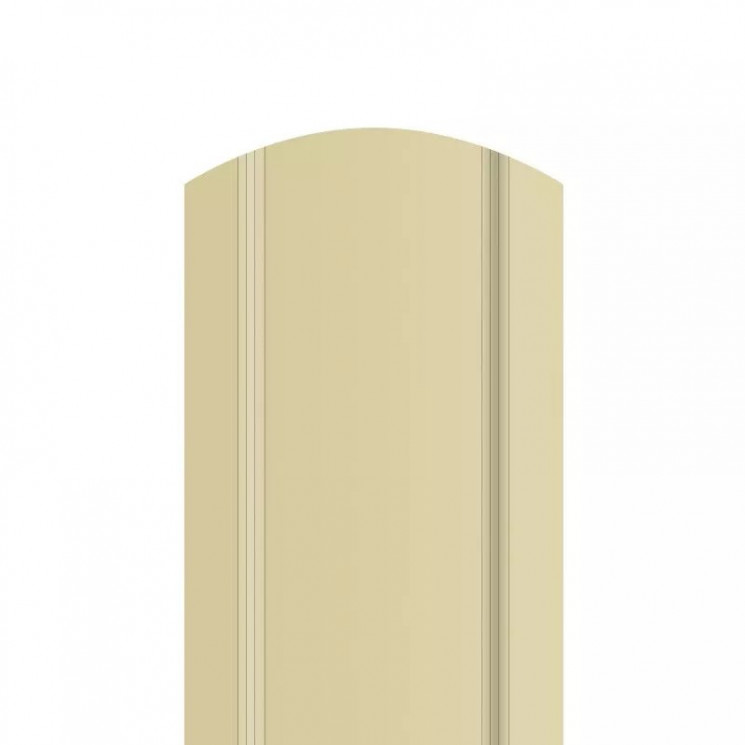 Штакетник 85х1200мм П-образный односторонний RAL 1014 слоновая кость 0,45 мм