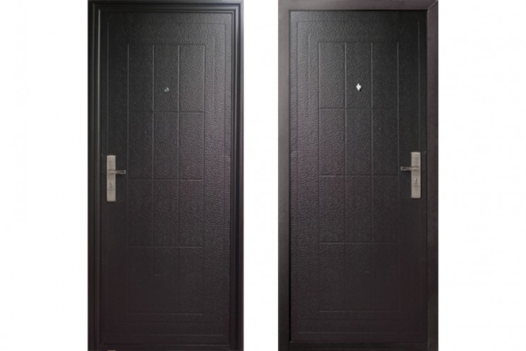 Металлическая входная дверь 860*2050мм, левая Техническая К13