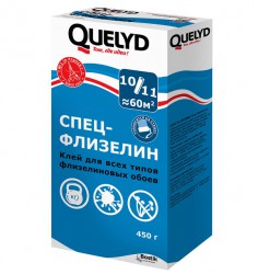 Клей для флизелиновых обоев Спец-флизелин QUELYD 450г