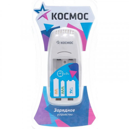 Зарядное устройство для аккумуляторов 501, Ni-Cd/Ni-Mh AA/AAA Космос КОС501
