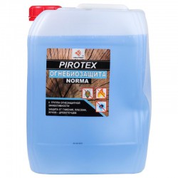 Огнебиозащита древесины Pirotex Norma 2 группа голубой, 10л