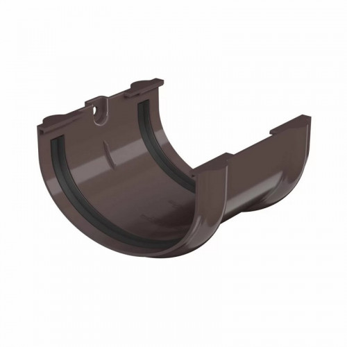 Соединитель желоба ПВХ, Темно коричневый Оптима Технониколь 054441