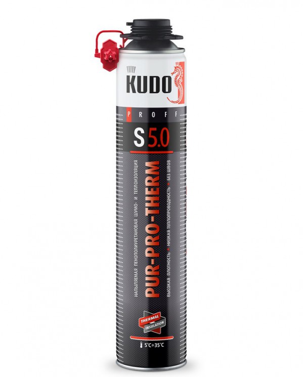 Напыляемый утеплитель полиуретановый Kudo Kuppter S5.0, 1000мл