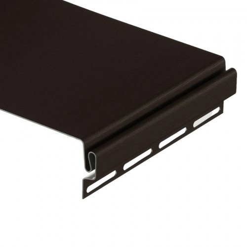 Планка профиль (откос) для винилового сайдинга 254мм (3600мм), Шоколад Деке PREMIUM