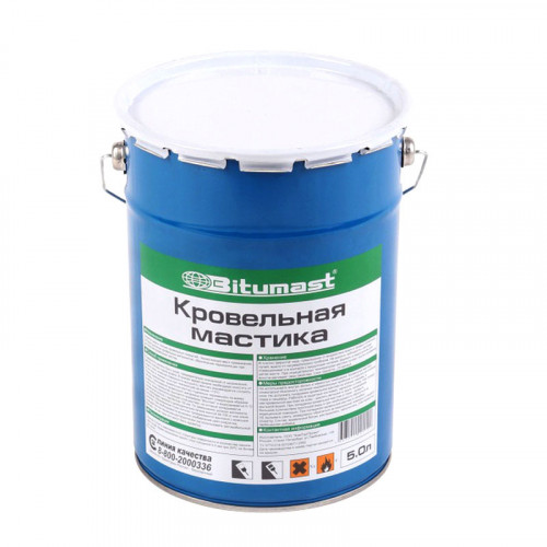 Мастика кровельная 5л Bitumast