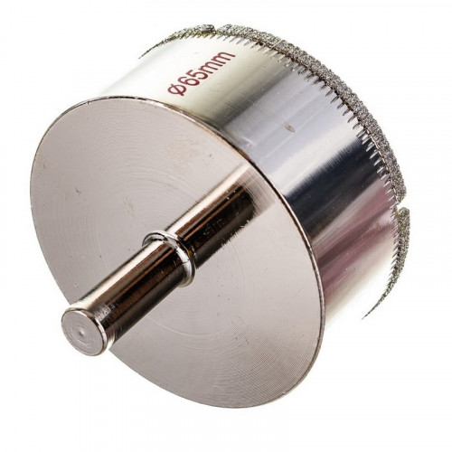 Коронка алмазная по стеклу и керамике 65мм Практика 777-369