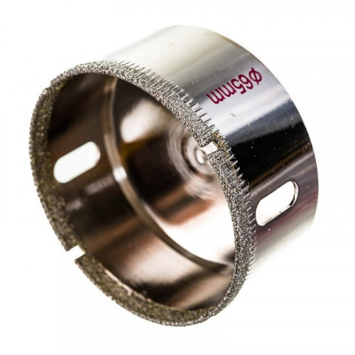 Коронка алмазная по стеклу и керамике 65мм Практика 777-369