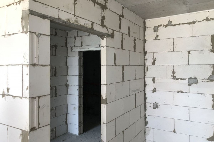 Силикатный перегородочный блок 498х248х80мм СППо80-М150, Поревит