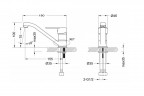 Смеситель для мойки поворотный средний излив Point Lemark LM0307C