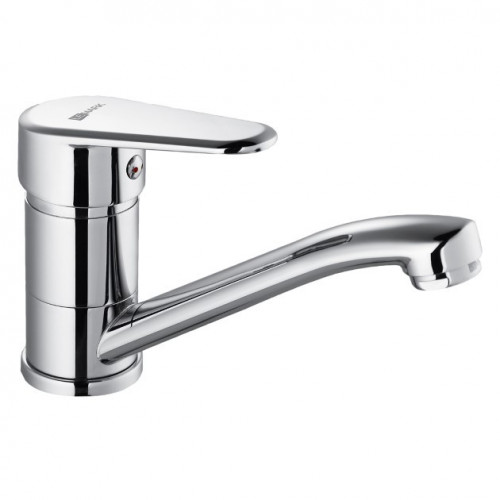 Смеситель для мойки поворотный средний излив Point Lemark LM0307C