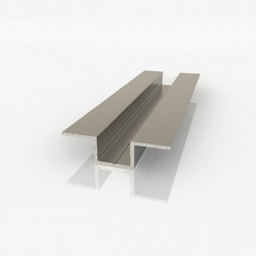 Алюминиевый Омега профиль PDP-100 (Омега-30), Хром 3000мм