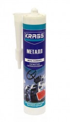 Герметик силиконовый для металла бесцветный KRASS (300 мл)