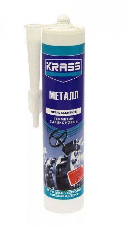 Герметик силиконовый для металла бесцветный KRASS (300 мл)
