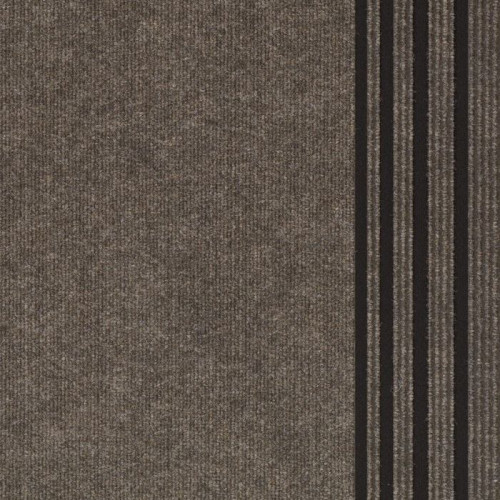 Ковровое покрытие на резиновой основе Zenit URB 515 коричневый, 1,2м