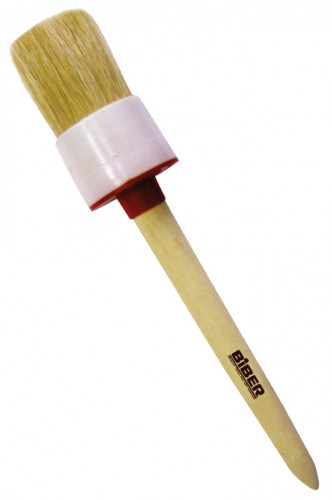 Кисть круглая 20мм, натуральная щетина Стандарт N2, Бибер 31180