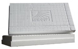 Теплоизоляционная полистирольная плита Комфорт (ППС20ТБ) 900х500х50мм 12шт/уп