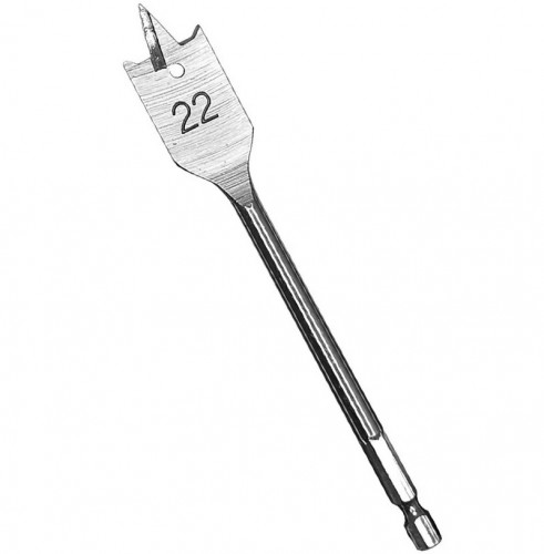 Сверло перовое по дереву d22х152мм Vertextools 1133-22