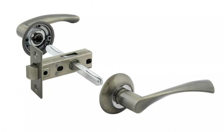 Набор дверной фурнитуры FZ 03-С 100 2Н АВ Античная бронза