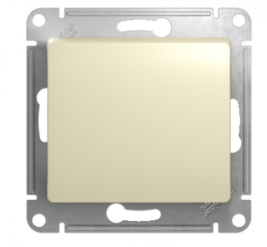 Механизм выключателя 1 клавиша бежевый Glossa 10А