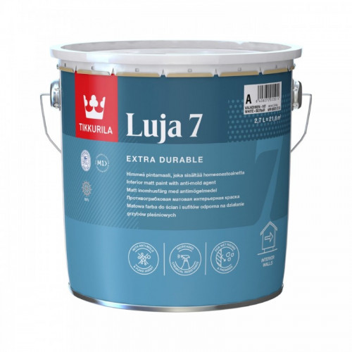 Интерьерная краска Luja 7 матовая А TIKKURILA 2,7 л