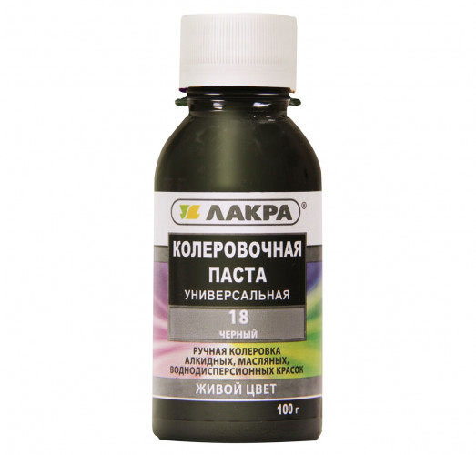 Колер №18 черный 0,1л Лакра