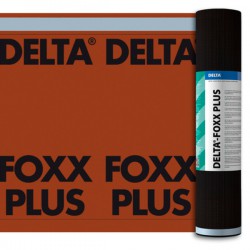 Мембрана диффузионная для пологих скатов DELTA-FOXX Plus с 2 зонами проклеки 1,5х50м, 270г/м2