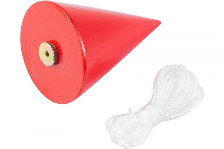 Отвес малярный 400г, длина шнура 5м Конус Hobbi 14-3-104