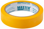 Лента малярная Master Color 24мм x 25м золотистая, термостойкая, УФ защита, 30-6122