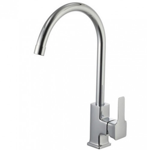 Смеситель для кухни поворотный высокий излив Basis LeMark LM3605C