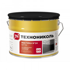 Мастика битумная гидроизоляционная Технониколь N24 МГТН 3 кг