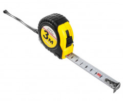 Рулетка Т2, обрезиненный корпус, 3м х 16мм РемоКолор 15-1-513