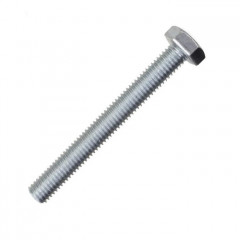 Болт шестигранный М16*130 оцинкованный кп 8,8 полная резьба DIN933, кг (около 4 шт)