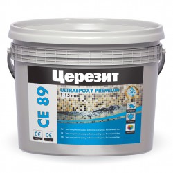 Затирка эпоксидная CE 89, Жемчужно серый Ultraepoxy premium Ceresit 2,5 кг