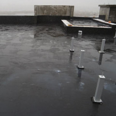 Краска резиновая Профи серая 1кг БауПро