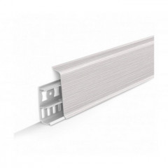 Плинтус Ideal Deconika 85, 255 Ясень бьянко, 2200х85х21