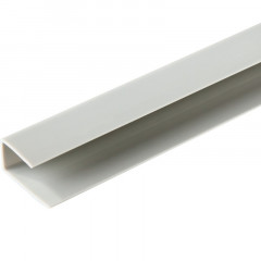 Алюминиевый L профиль стартовый Хром, 3000мм