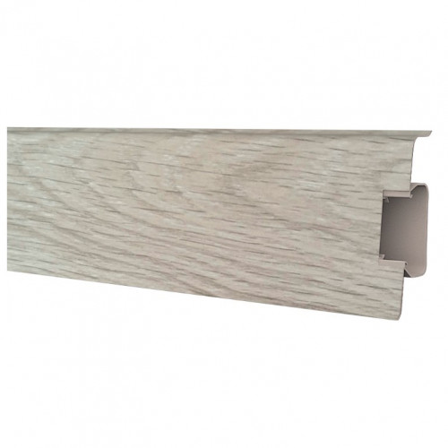 Плинтус Strong 70 (70113) с увеличенным кабель каналом 72*24мм, 2,5м Decoplast